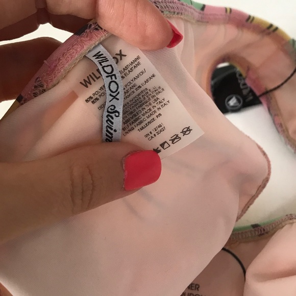 Wildfox pink banana bikini bottoms NWT - Picture 2 of 3